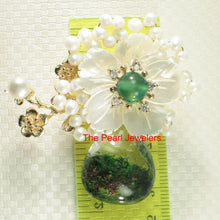 Load image into Gallery viewer, 9700013-Handcrafted-Elegant-Beautiful-Quartz-Crystal-Flower-Brooch-Pendant