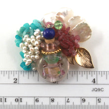 Load image into Gallery viewer, 9700080-Handcrafted-Elegant-Beautiful-Keshi-Pearl-Flower-Brooch-Pin-Pendant