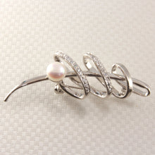 Load image into Gallery viewer, 9700105-Handcrafted-White-Pearl-Unique-Design-Brooch-Pin