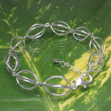 Load image into Gallery viewer, F940994-Elegant-Beautiful-Solid-Sterling-Silver-Lucky-Lantern-Bracelet