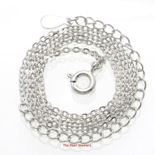 Load image into Gallery viewer, F960022-Cable-Chain-Sterling-Silver-925-Rhodium-Plated-Adj.-Length-16.5-19