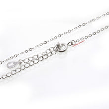 Load image into Gallery viewer, F960022-Cable-Chain-Sterling-Silver-925-Rhodium-Plated-Adj.-Length-16.5-19