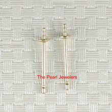 Load image into Gallery viewer, P1503-Pair-of-14k-Gold-Post-Findings-Good-for-Stud-Earrings-DIY