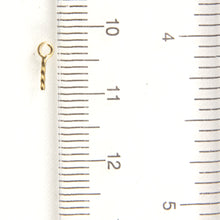 Load image into Gallery viewer, P1507-14k-Yellow-Solid-Gold-Eye-Pin-Findings-Good-for-DIY
