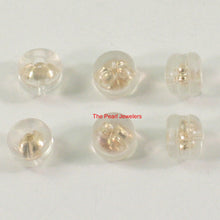Load image into Gallery viewer, P1602-3-Package of 3 Pairs 14k Y / W Gold Silicon Earrings Backing Good for Stud Earring DIY