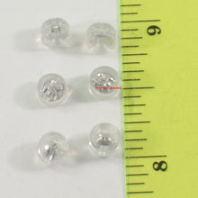 Load image into Gallery viewer, P1602-3-Package of 3 Pairs 14k Y / W Gold Silicon Earrings Backing Good for Stud Earring DIY