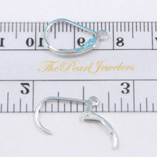 Load image into Gallery viewer, PS005-Sterling Silver 925 925 Plain Leverback W/Ring Finding for Pair Earrings