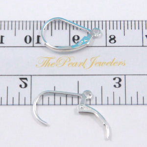 PS005-Sterling Silver 925 925 Plain Leverback W/Ring Finding for Pair Earrings