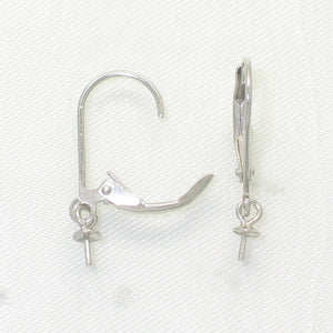 PS012-3-Sterling-Silver-925-Rhodium-Finishes-Leverback-Earrings-Finding