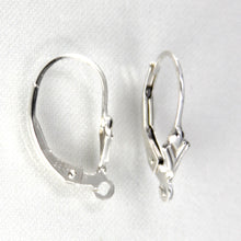 Load image into Gallery viewer, PS024-Sterling-Silver-925-Leverback-With-/Ring-Finding-for-Earrings