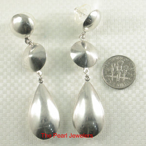 9130120-Solid-Sterling-Silver-.925-Dangle-Raindrops-Unique-Stud-Earrings