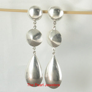 9130120-Solid-Sterling-Silver-.925-Dangle-Raindrops-Unique-Stud-Earrings