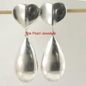 9130122-Solid-Sterling-Silver-.925-Dangle-Heart-Unique-Stud-Earrings