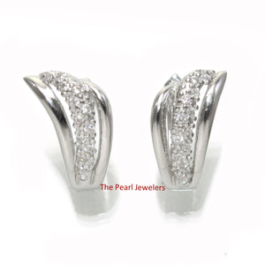 9150071-Beautiful-Clear-Cubic-Zirconia-Silver-925-French-Back-Earrings