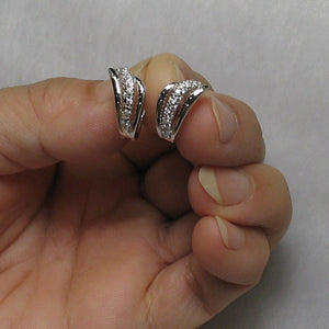 9150071-Beautiful-Clear-Cubic-Zirconia-Silver-925-French-Back-Earrings