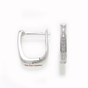 9150072-Silver-925-French-Back-Beautiful-Clear-Cubic-Zirconia-Earrings