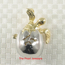 Load image into Gallery viewer, 9230200-Hawaiian-Jewelry-Newly-Born-Honu-Crafted-Solid-Silver-925-Pendant