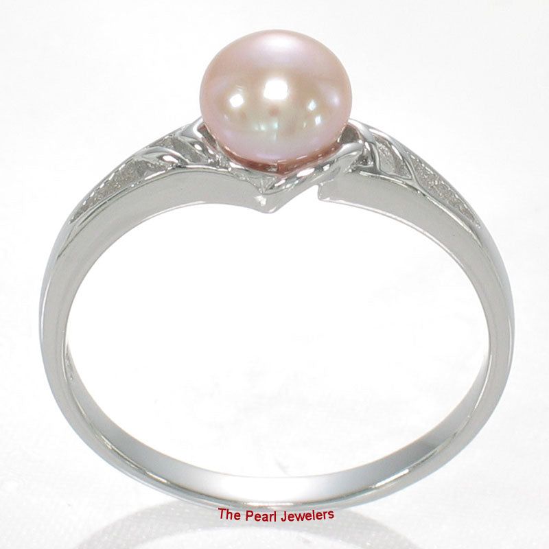 9300042-Cute-Solid-Sterling-Silver-925-Peach-Pink-Cultured-Pearl-Solitaire-Ring