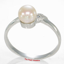 Load image into Gallery viewer, 9300062-Romantic-Pink-Pearl-Cubic-Zirconia-Solitaires-Sterling-Silver-.925-Ring