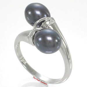 9300091B-Solid-Sterling-Silver-.925-Twin-Black–Blue-Cultured-Pearl-Cocktail-Ring