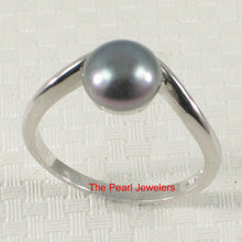 Load image into Gallery viewer, 9300160-2-Sterling-Silver-Freshwater-Cultured-Pearl-Solitaire-Ring-Size-5