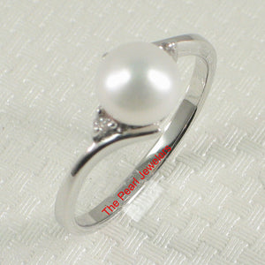 9300180-Sterling-Silver-925-White-Pearl-Cubic-Zirconia-Solitaires-with-Accents-Ring