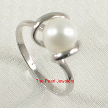 Load image into Gallery viewer, 9300230-Classic-Solitaire-Freshwater-White-Pearl-Ring