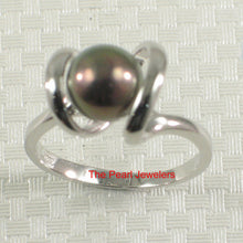 Load image into Gallery viewer, 9300231-Classic-Solitaire-Freshwater-Black-Pearl-Ring