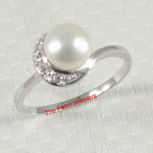 9300250-Sterling-Silver-Cubic-Zirconia-White-Freshwater-Cultured-Pearl-Ring