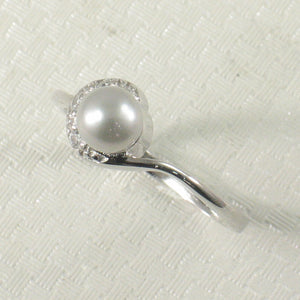 9300253-Sterling-Silver-Cubic-Zirconia-Silver-Tone-Freshwater-Cultured-Pearl-Ring