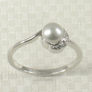 9300253-Sterling-Silver-Cubic-Zirconia-Silver-Tone-Freshwater-Cultured-Pearl-Ring
