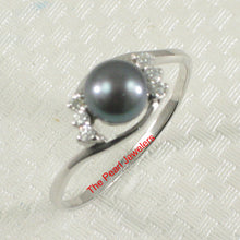 Load image into Gallery viewer, 9300261-Rhodium-Plated-.925-Silver-Black-Gray-Tone-Cultured-Freshwater-Pearl- Ring