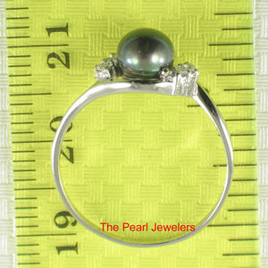 9300261-Rhodium-Plated-.925-Silver-Black-Gray-Tone-Cultured-Freshwater-Pearl- Ring