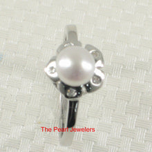 Load image into Gallery viewer, 9300460-White-Cultured-Freshwater-Pearl-Cubic-Zirconia-Statement-Ring-Sterling-Silver