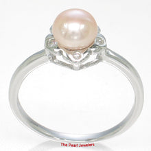 Load image into Gallery viewer, 9300462-Pink-Cultured-Freshwater-Pearl-Cubic-Zirconia-Statement-Ring-Sterling-Silver