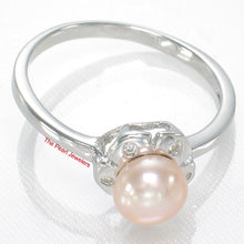 Load image into Gallery viewer, 9300462-Pink-Cultured-Freshwater-Pearl-Cubic-Zirconia-Statement-Ring-Sterling-Silver