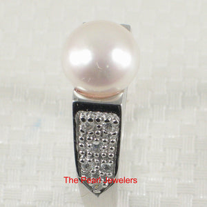 9300510-White-Cultured-Freshwater-Pearl-Cubic-Zirconia-Ring-Sterling-Silver