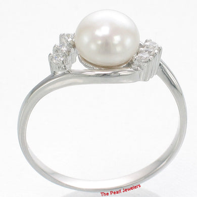 9302260-Sterling-Silver-Cultured-White-Pearl-and-Cubic-Zirconia-Ring