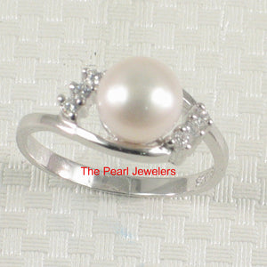 9302260-Sterling-Silver-Cultured-White-Pearl-and-Cubic-Zirconia-Ring