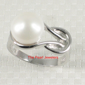 9309870-Solid-Sterling-Silver-925-Love-Knot-White-Cultured-Pearl-Rings