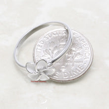 Load image into Gallery viewer, 9330030-Tradition-Hawaiian-Jewelry-Solid-Sterling-Silver-Plumeria-Flower-Ring