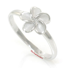 Load image into Gallery viewer, 9330030-Tradition-Hawaiian-Jewelry-Solid-Sterling-Silver-Plumeria-Flower-Ring