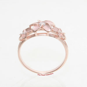9330065-Rose-Gold-Plated-Solid-Silve-925-Hawaiian-Plumeria-Ring